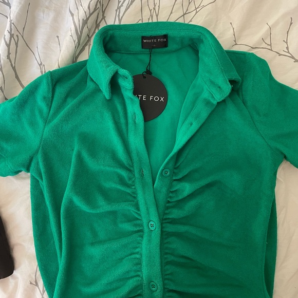 WhiteFox Green Mini Dress - Picture 3 of 7